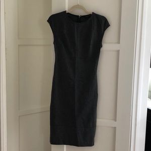 Banana Republic Sleek Grey Shift Dress